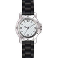 Unisex La Playa Sporty Watch W/ Black Polyurethane Strap